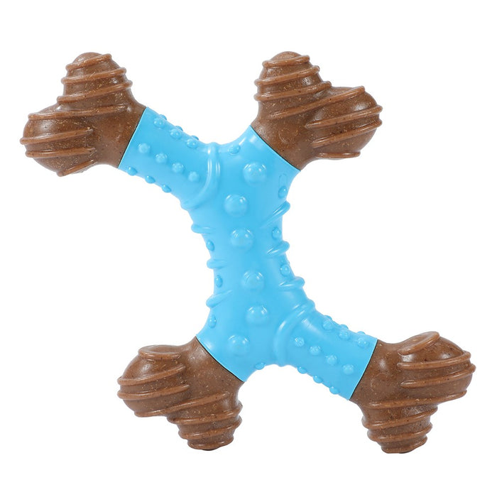 Paws & Claws BOOBONE TPR DENTAL 4-WAY BONE PEPPERMINT 16.5CM