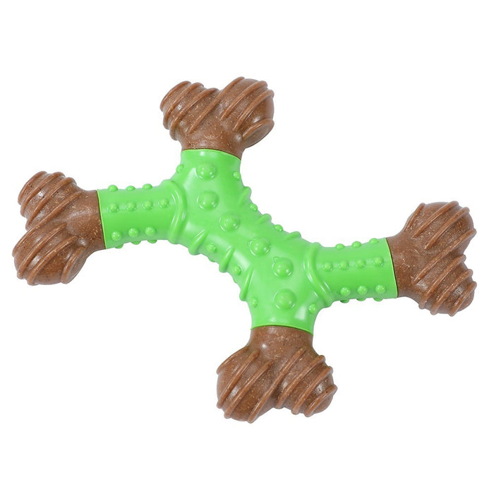 Paws & Claws BOOBONE TPR DENTAL 4-WAY BONE SPEARMINT 16.5CM