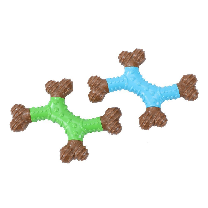 Paws & Claws BOOBONE TPR DENTAL 4-WAY BONE SPEARMINT 16.5CM