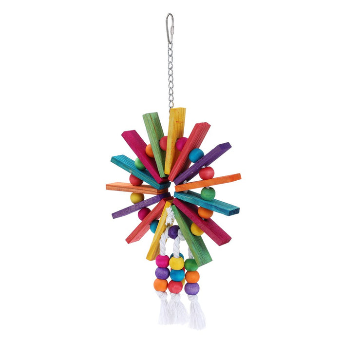 Paws & Claws PARROT LARGE FERRIS WHEEL WOODEN TOY 29X19CM