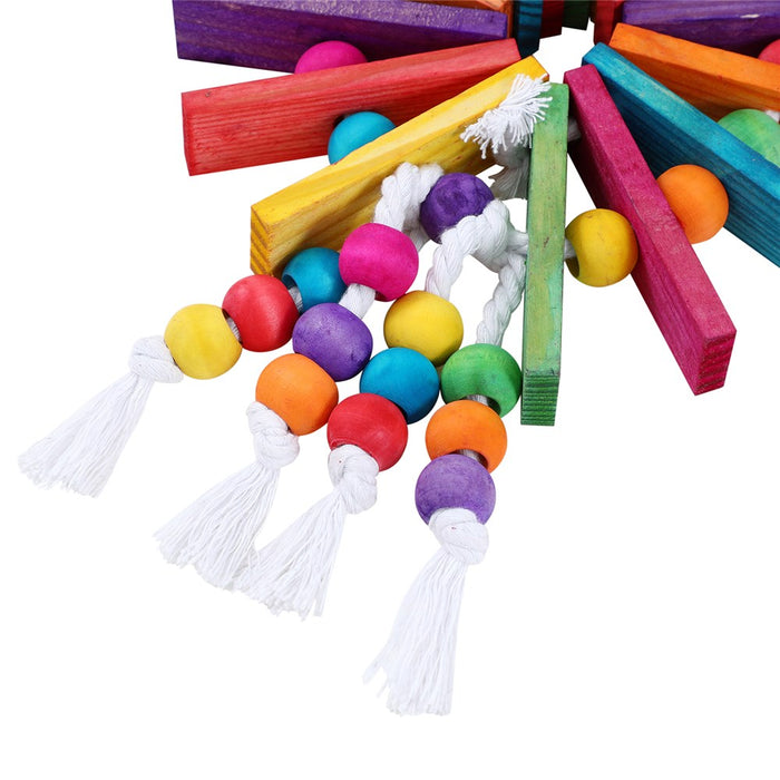 Paws & Claws PARROT LARGE FERRIS WHEEL WOODEN TOY 29X19CM