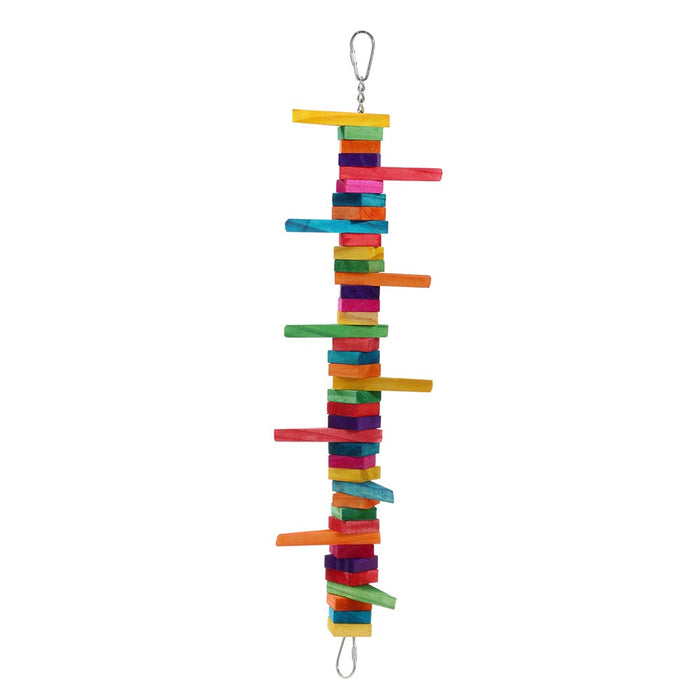 Paws & Claws PARROT FLEXIBLE SWING WOODEN TOY 39X5CM