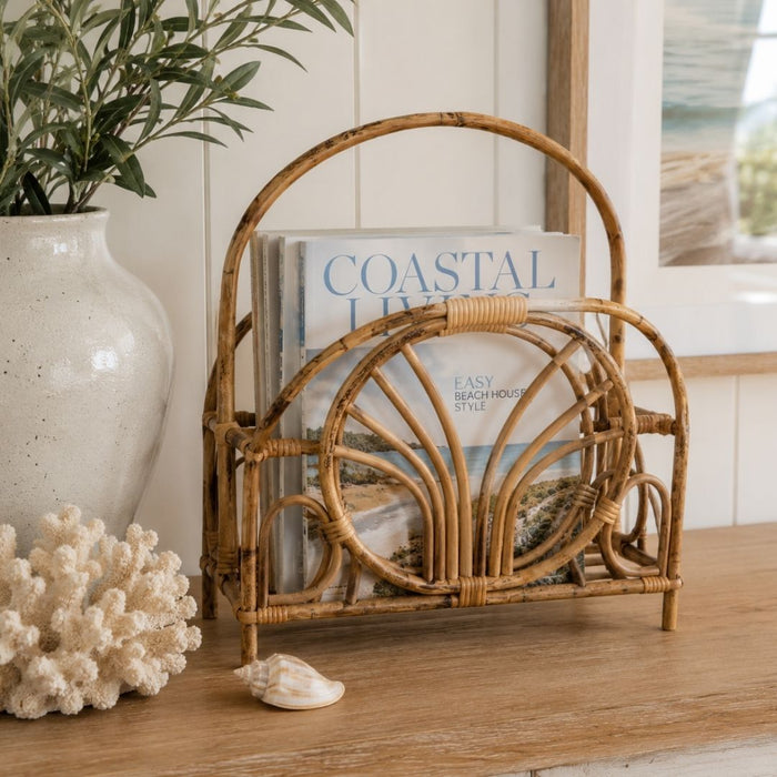2 set Rowen Rattan Magazine Holder