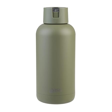 CERAMIC LINED S/S T/WALL INS. DRINK BOTTLE 1.5L OLIVE GREEN