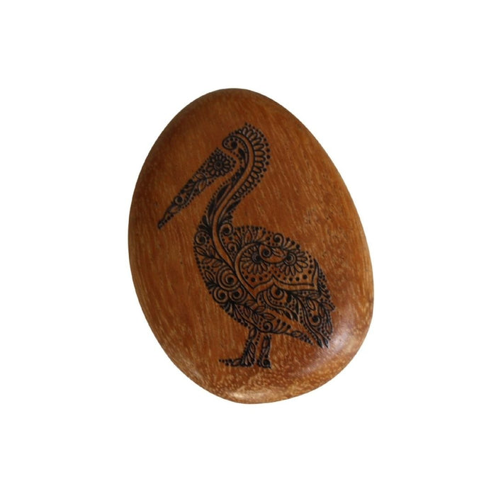 5 set Wood Magnet Pelican Black