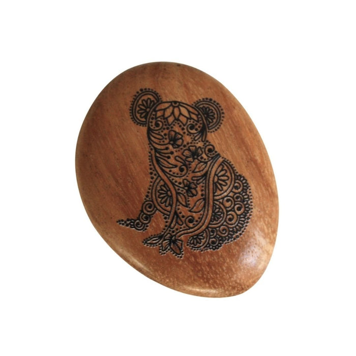5 set Wood Magnet Koala Black