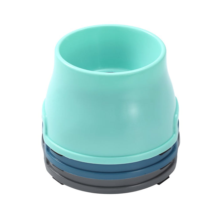 Paws & Claws PET ESSENTIALS ELEVATED BOWL MEDIUM 600ML 19X12CM  COLS