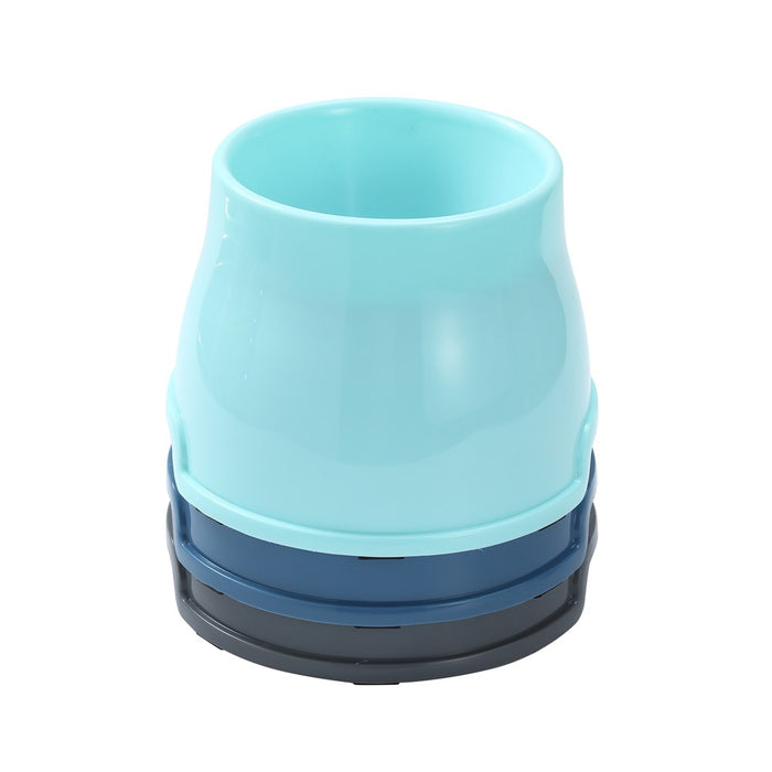 Paws & Claws PET ESSENTIALS ELEVATED BOWL LARGE 1L 23X16CM Each (Random Color)