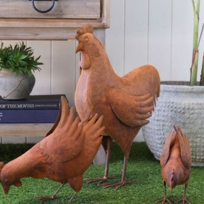 2 set Rusty The Rooster