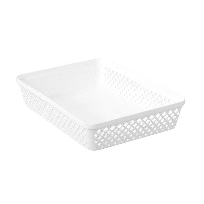 Boxsweden Boxsweden Diamond Organiser Tray 33X24X6.5Cm White