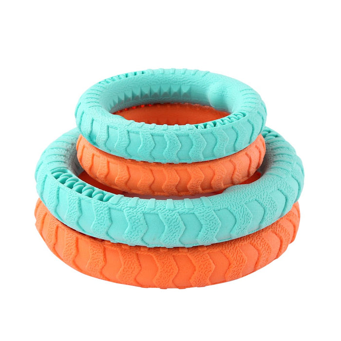 Paws & Claws FETCH N' PLAY TUGGER RING LGE 24X4CM ORANGE