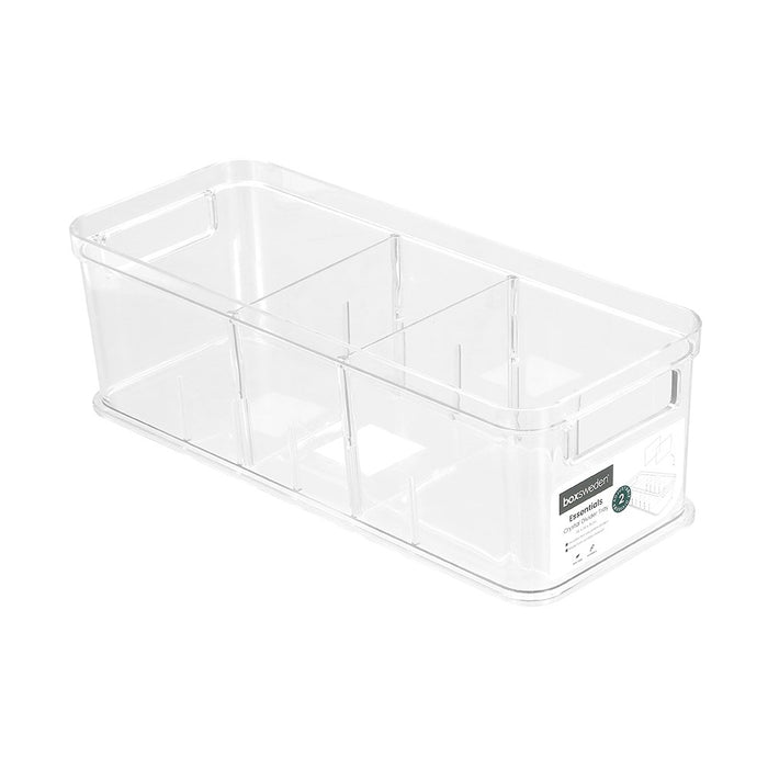 Boxsweden Crystal Storage Tray Adjustable Dividers 35X14X11Cm