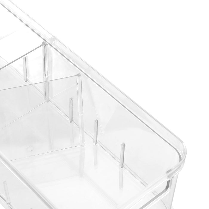 Boxsweden Crystal Storage Tray Adjustable Dividers 35X14X11Cm