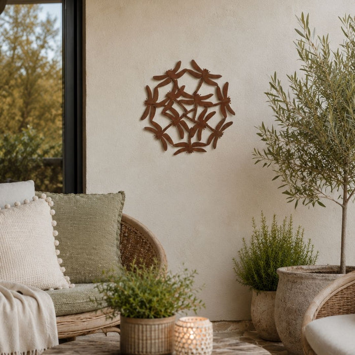 2 set Dragonfly Circle Wall Art (DUE NOV)