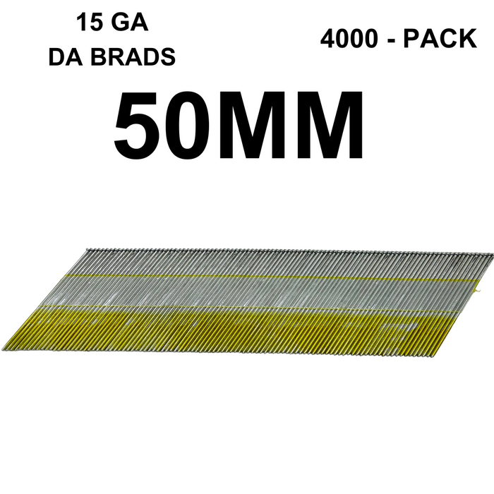 15 Ga DA Series EG Brads, 4000 per pack
