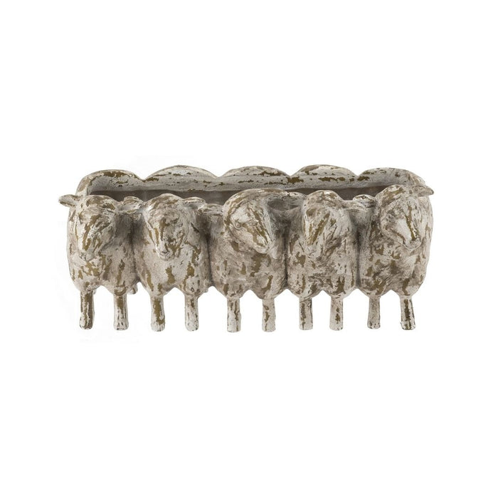 2 set Rustic Sheep Planter