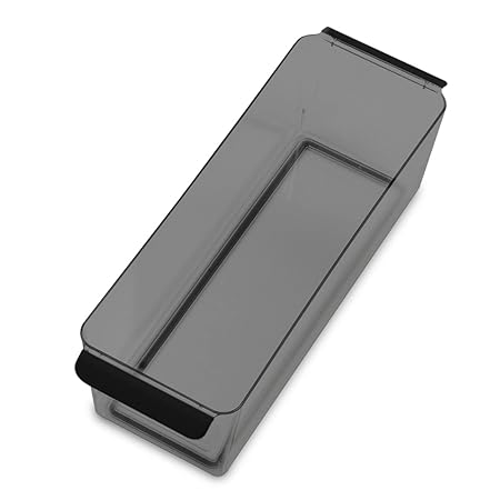 NARROW DEEP BIN 36.2 X 12.7 X 10.5CM CARBON