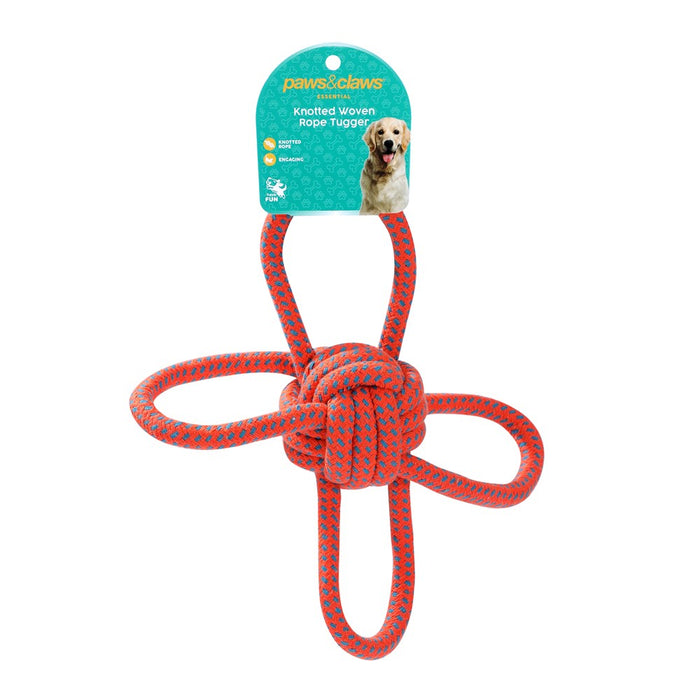 Paws & Claws KNOTTED WOVEN ROPE TUGGERS 31 / 41 / 48CM 176G