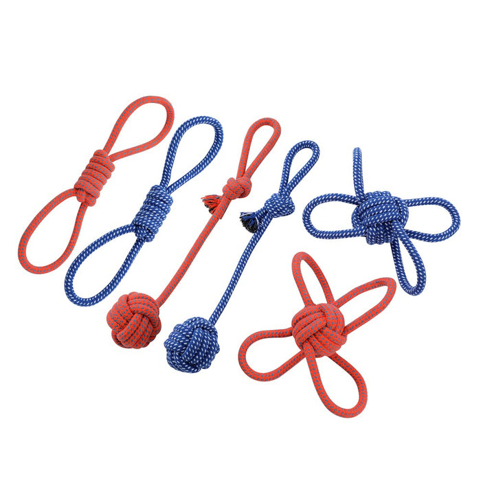 Paws & Claws KNOTTED WOVEN ROPE TUGGERS 31 / 41 / 48CM 176G
