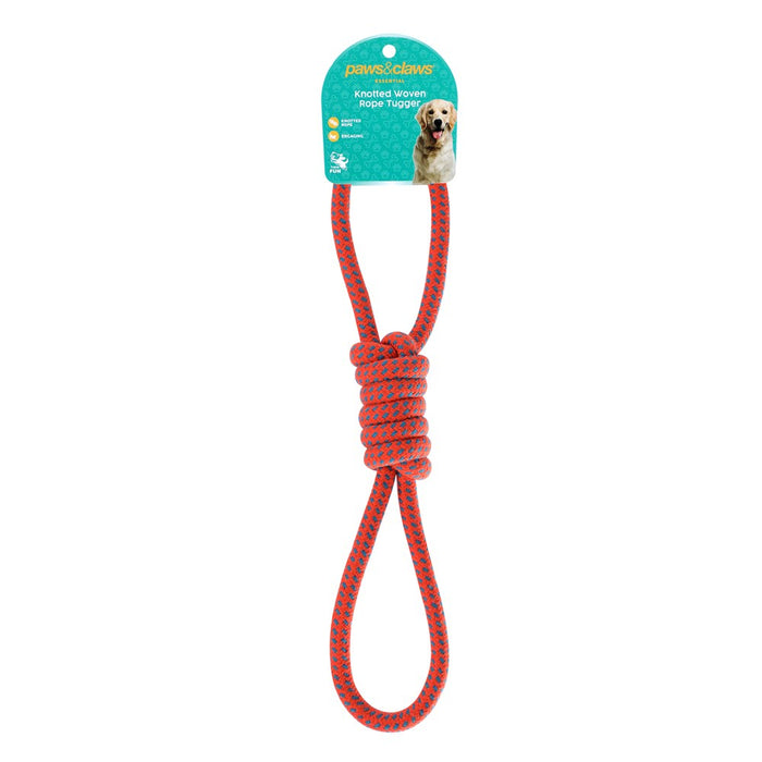Paws & Claws KNOTTED WOVEN ROPE TUGGERS 31 / 41 / 48CM 176G