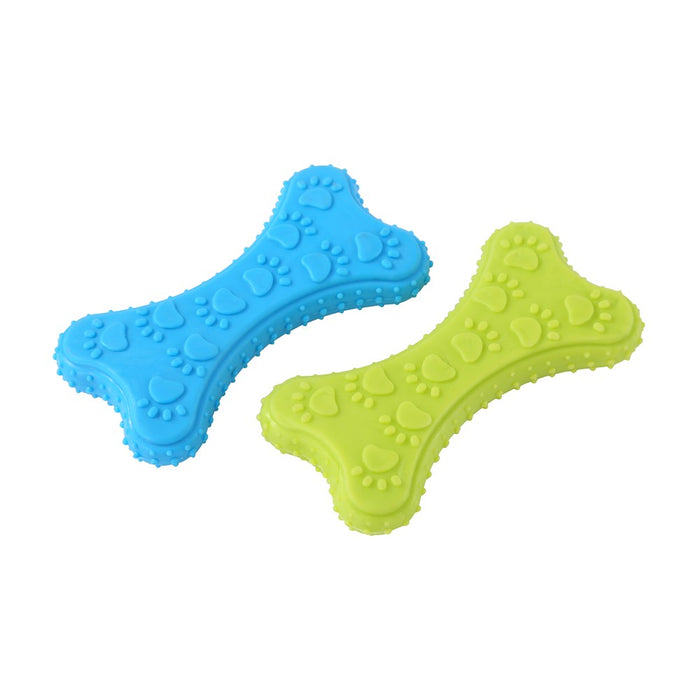 Paws & Claws TPR SPIKEY BONE  COLS 10CM