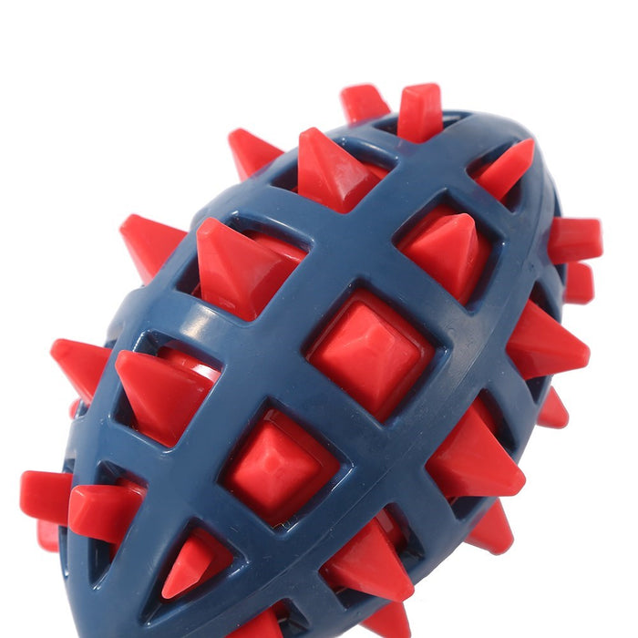 Paws & Claws TPR SPIKEY FOOTBALL 13X7.5X7.5CM