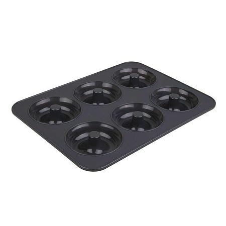6 CUP DOUGHNUT PAN 32 X 24.5 X 2.5CM CHARCOAL