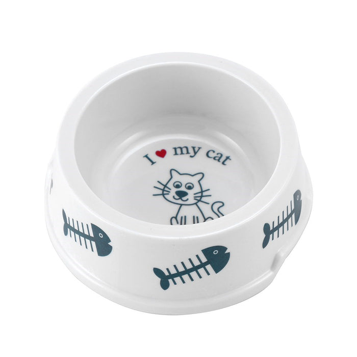 Paws & Claws PRINTED MELAMINE CAT BOWL 14.5X5.5CM 200ML