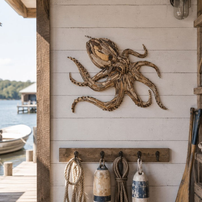 2 set Driftwood Octopus Wall Art (SOLD OUT / DUE TBA)