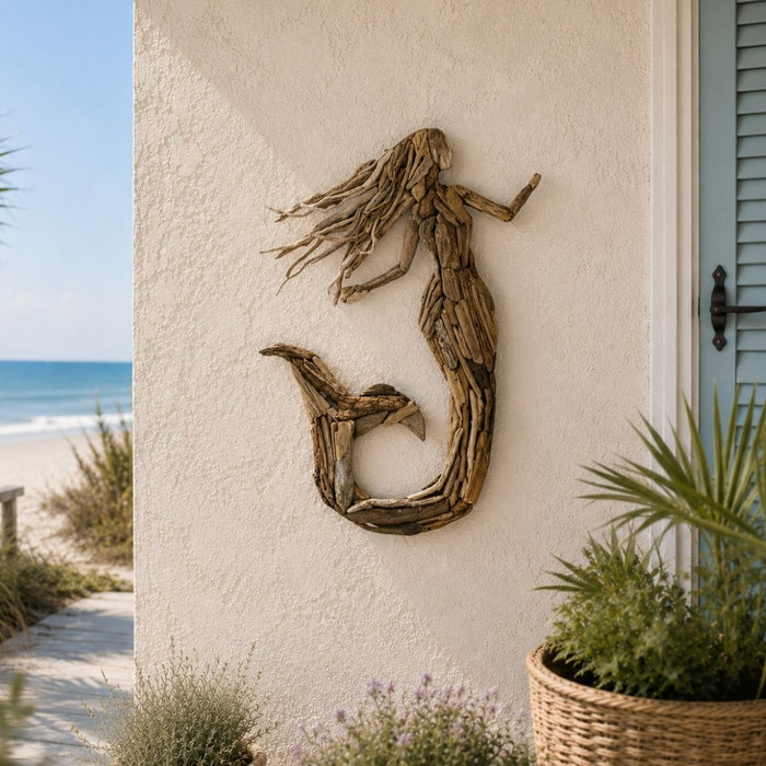 2 set Driftwood Mermaid Wall Art (SOLD OUT / DUE TBA)