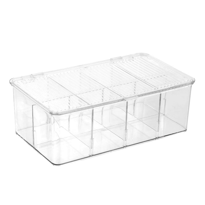Boxsweden Crystal Hinged 8 Section Container 27.5X17X9.5Cm