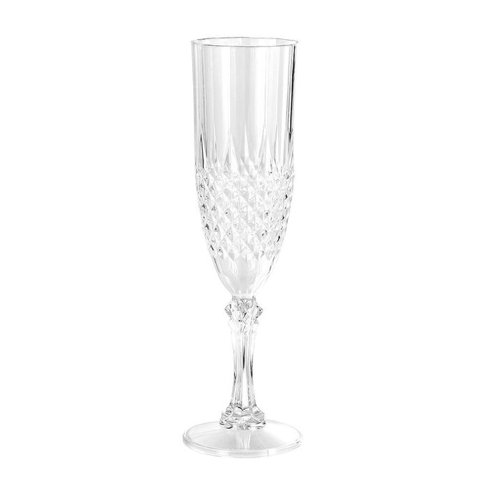 Lemon & Lime CRYSTAL DECO CHAMPAGNE GLASS 230ML
