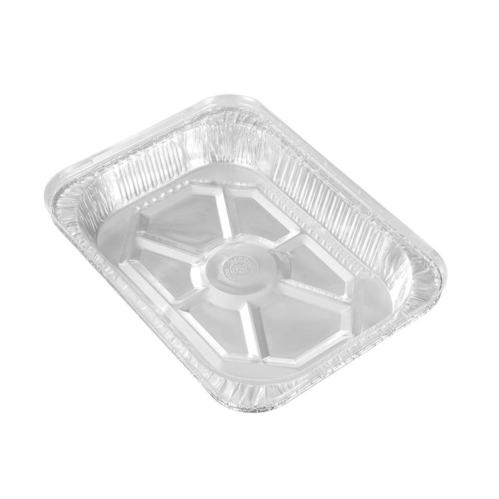 Lemon & Lime FOIL TRAY LGE W/ PLASTIC LID 2PK 45X34X6.5CM