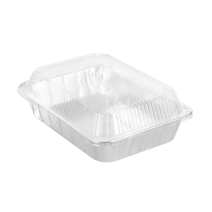 Lemon & Lime FOIL TRAY W/ PLASTIC LID 3PK 37X27X7CM