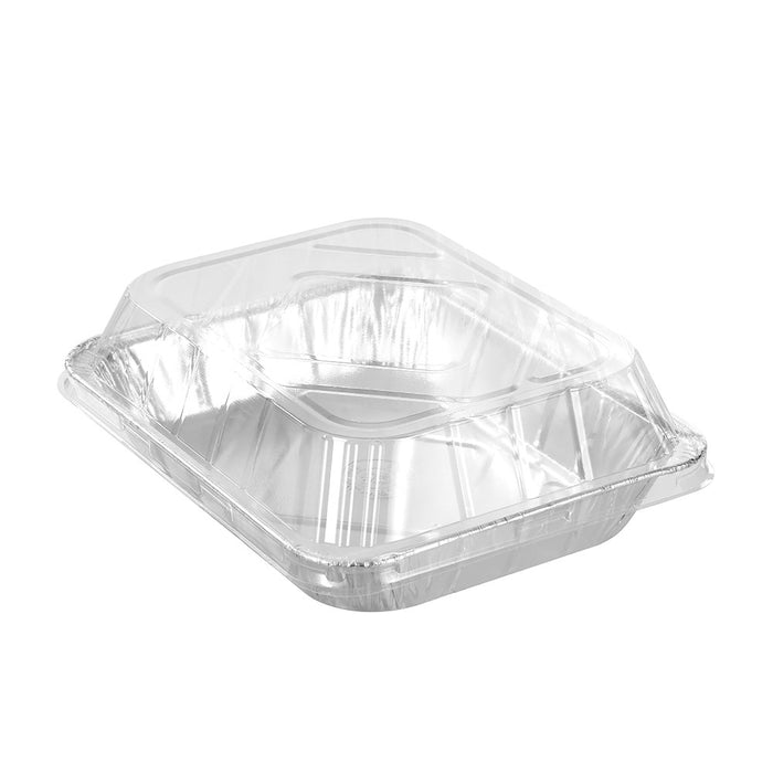 Lemon & Lime FOIL TRAY W/ PLASTIC LID 3PK 31.5X25.5X5.5CM
