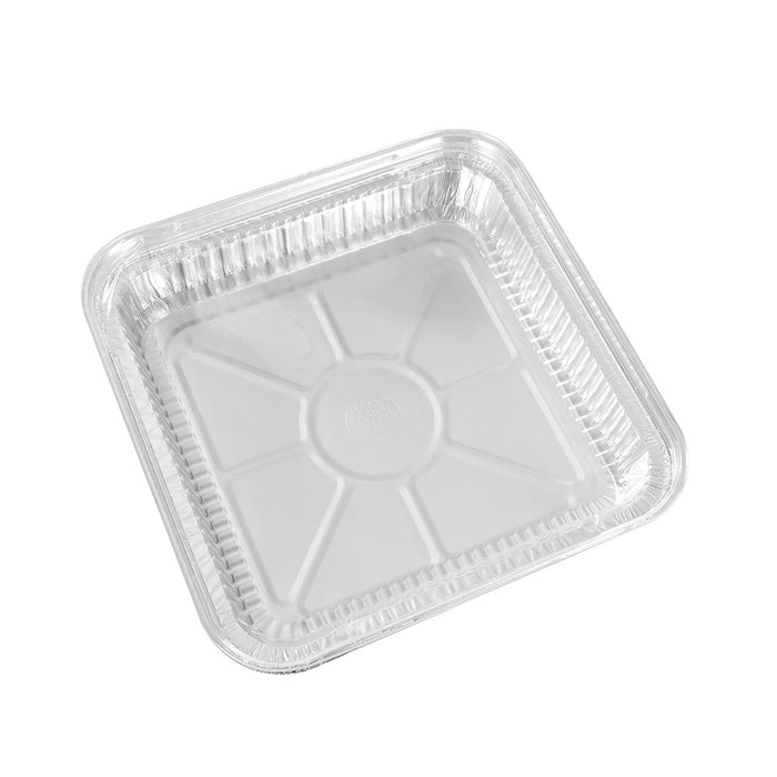 Lemon & Lime FOIL TRAY W/ PLASTIC LID 4PK 22X22X4CM