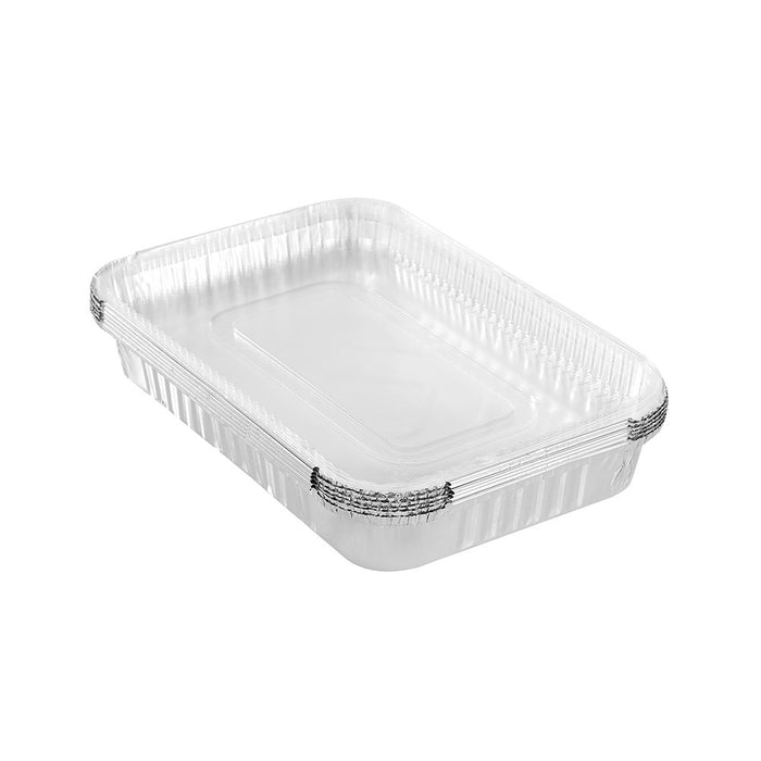 Lemon & Lime FOIL TRAY W/ PLASTIC LID 6PK 31.5X21X4.5CM