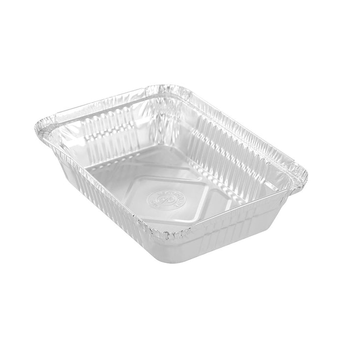 Lemon & Lime FOIL TRAY W/ PLASTIC LID 8PK 22X15.5X5CM