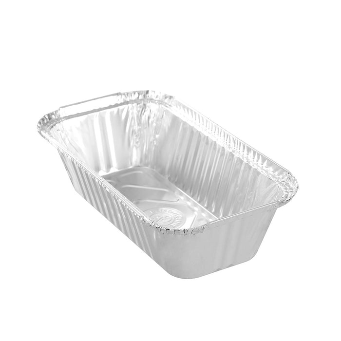 Lemon & Lime FOIL TRAY W/ PLASTIC LID 10PK 20X11X5CM