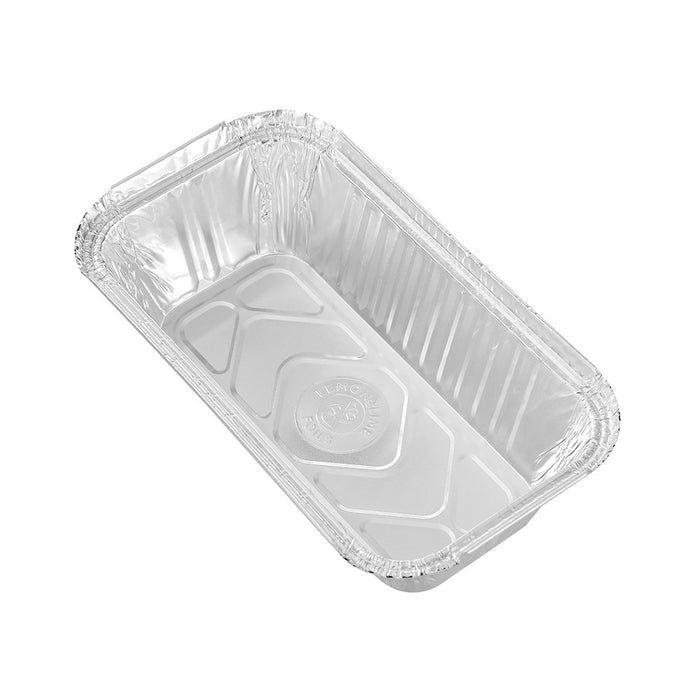 Lemon & Lime FOIL TRAY W/ PLASTIC LID 10PK 20X11X5CM