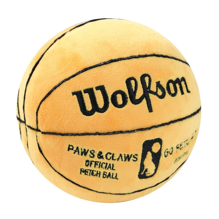 Paws & Claws WOLFSON BASKETBALL PLUSH TOY 15CM