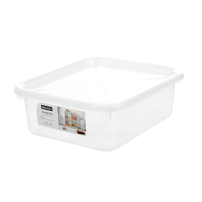 Boxsweden Clear Storage Box 10L 35.5X29.5X14Cm