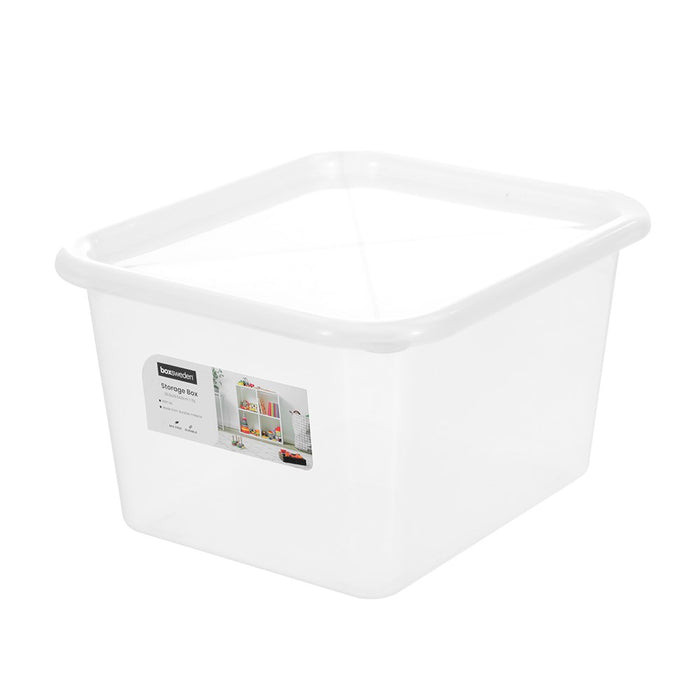 Boxsweden Clear Storage Box 15L 35.5X29.5X21Cm