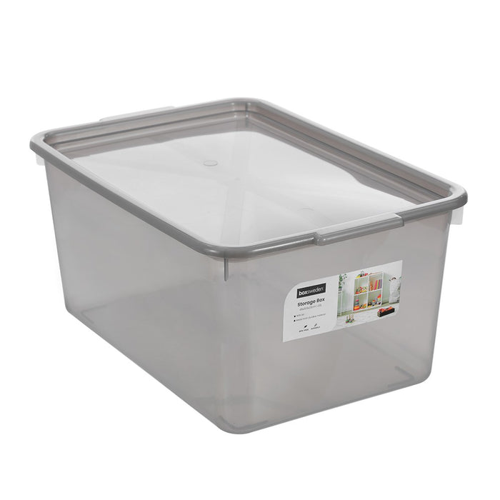 Boxsweden Clear Storage Box 20L 45X31.5X22Cm
