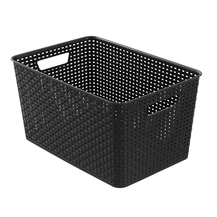 Boxsweden Woven Storage Basket 22L 41.5X28.5X22Cm