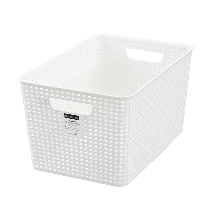 Boxsweden Woven Storage Basket 22L 41.5X28.5X22Cm