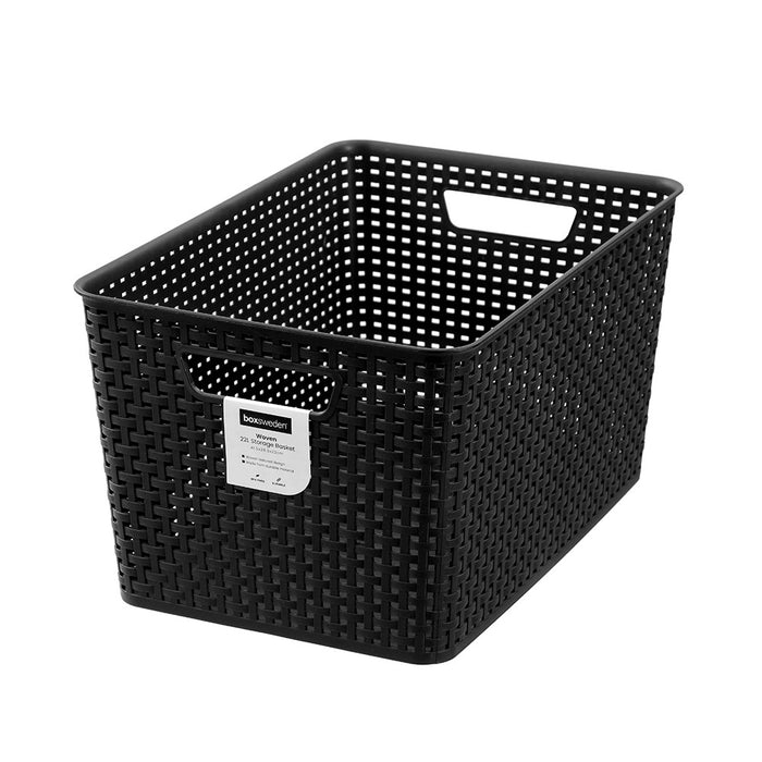 Boxsweden Woven Storage Basket 22L 41.5X28.5X22Cm