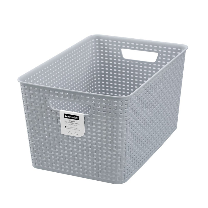 Boxsweden Woven Storage Basket 22L 41.5X28.5X22Cm