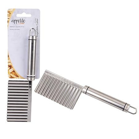 S/S CRINKLE VEGETABLE CUTTER