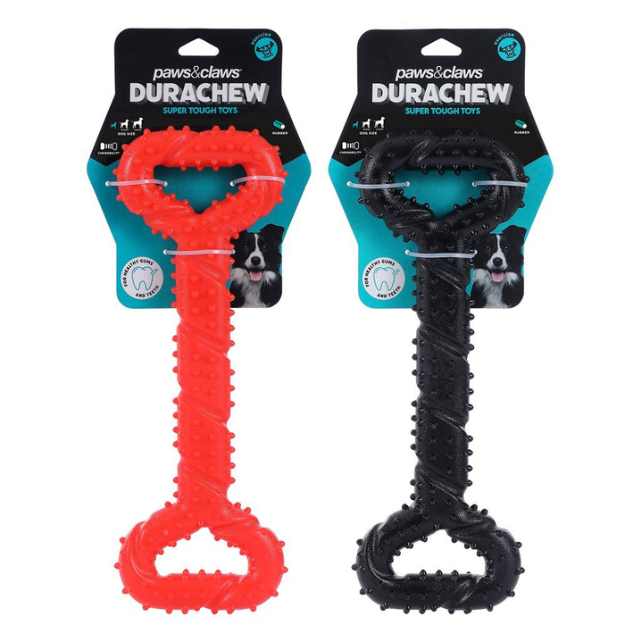 Paws & Claws DURA CHEW TPR TUGGER LARGE Set of 2